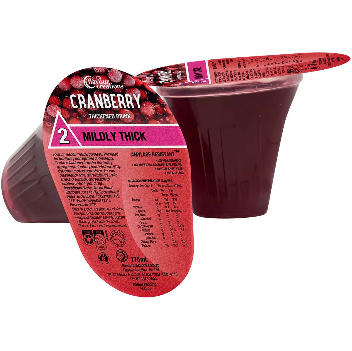 Cranberry Thickened Drink
