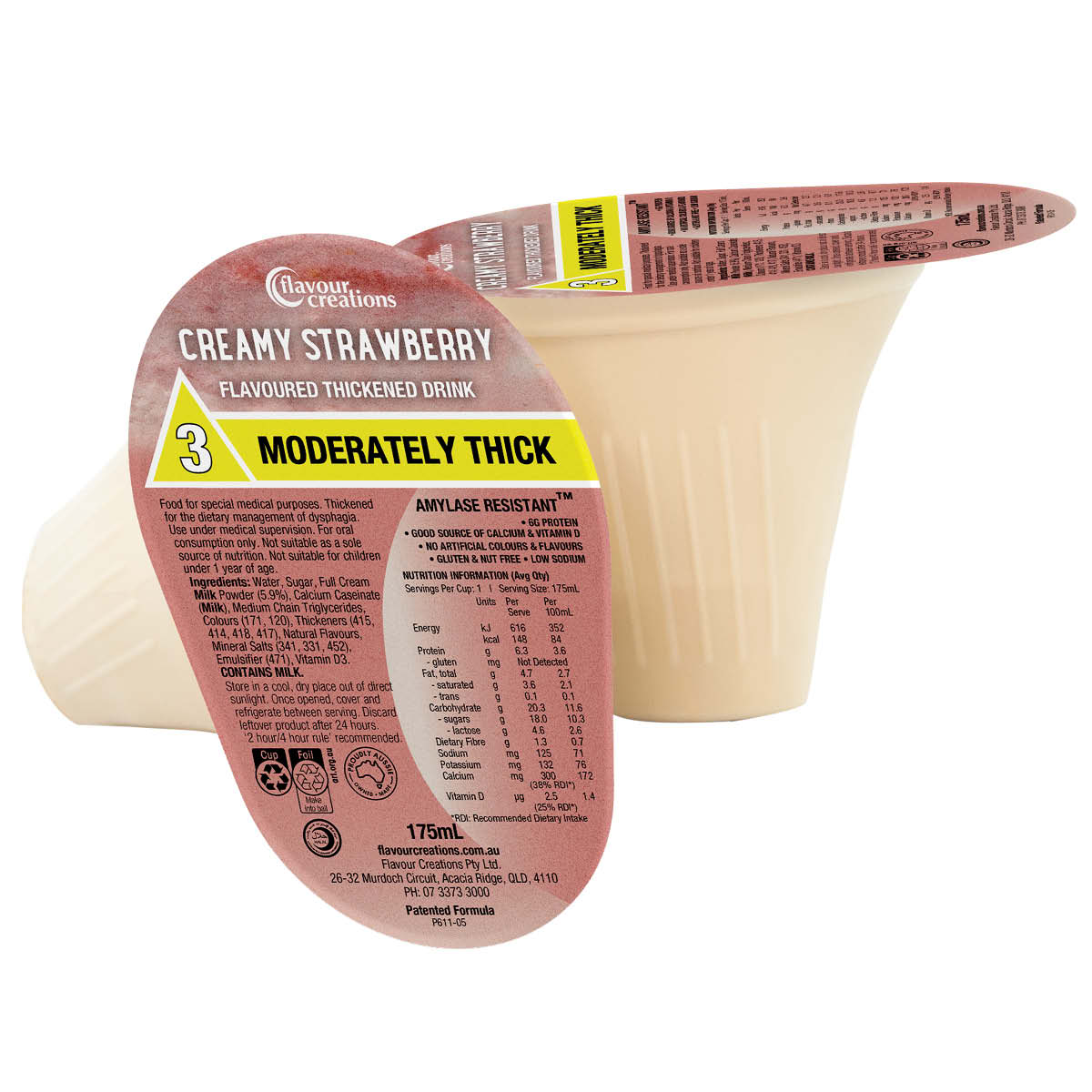 Strawberry Flavoured Thickened Creamy Drink - Image 3