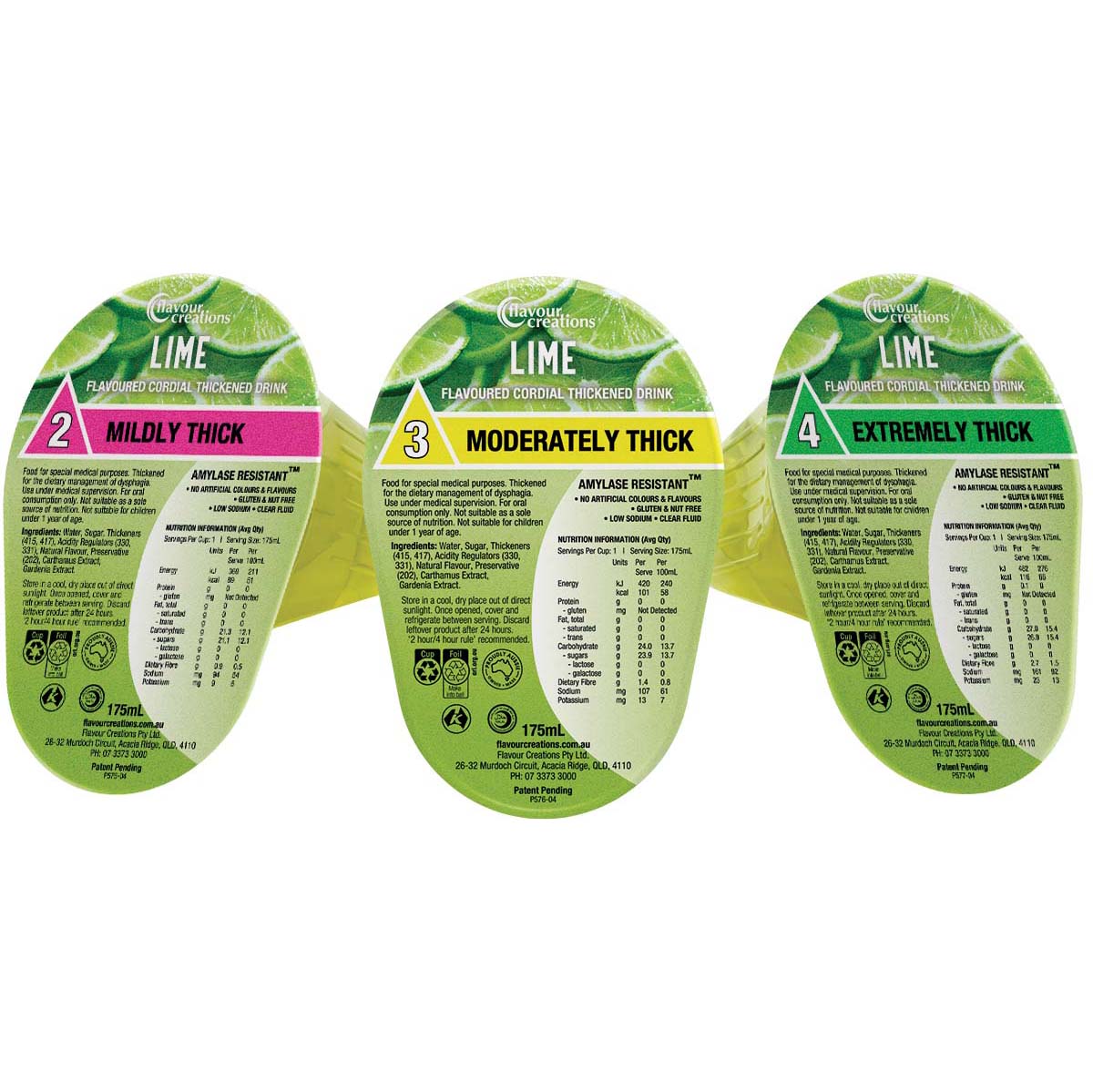 Lime Flavoured Thickened Cordial Drink