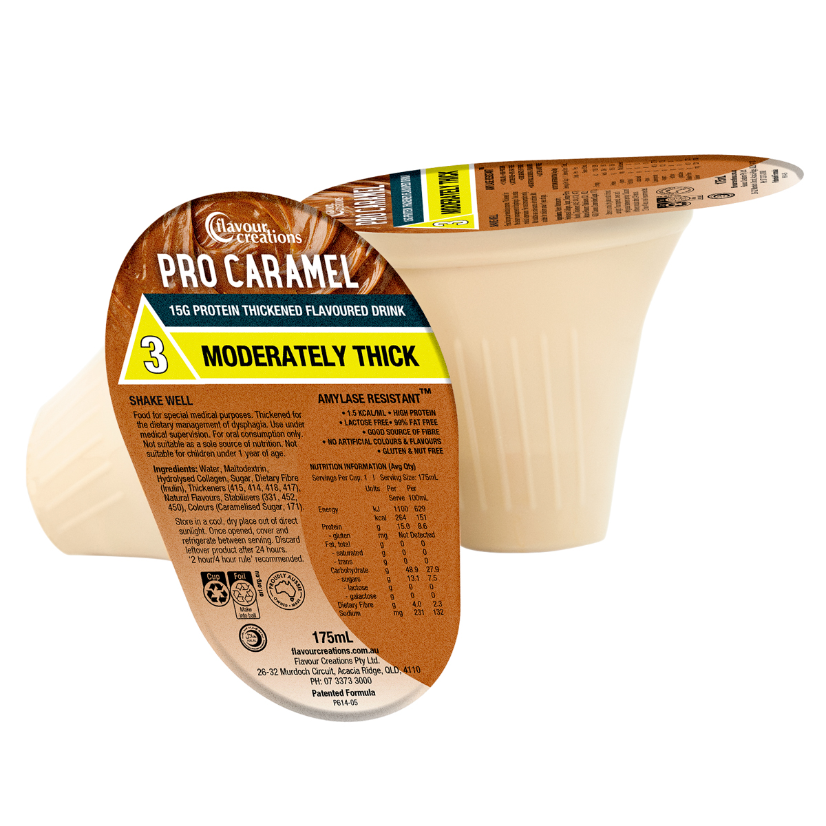 Caramel Flavoured 15g Protein Thickened Drink - Image 3
