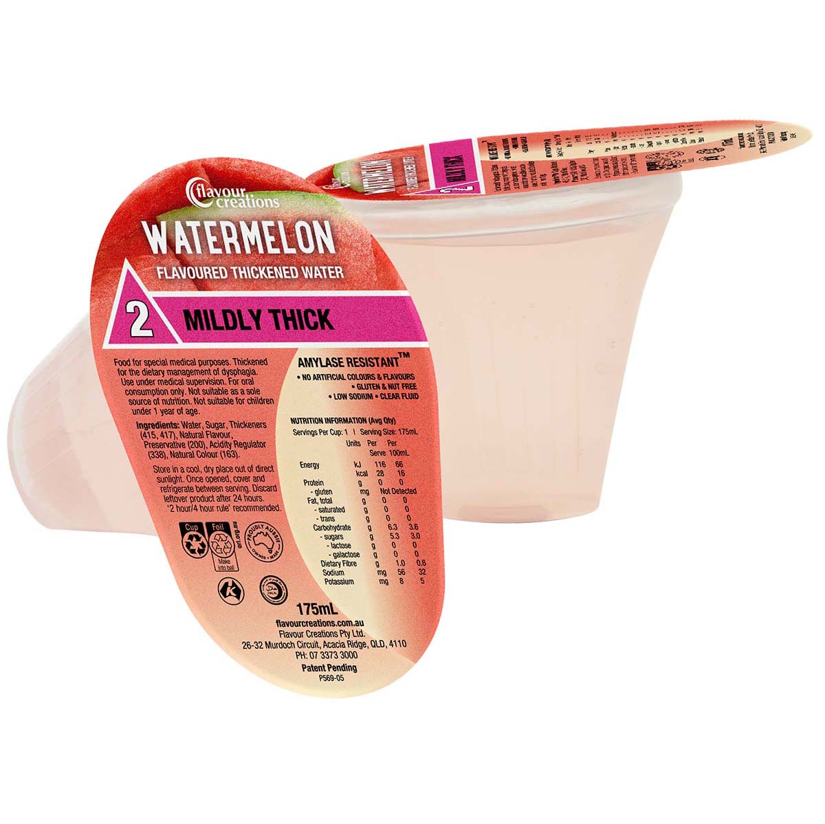 Watermelon Flavoured Thickened Water - Image 3