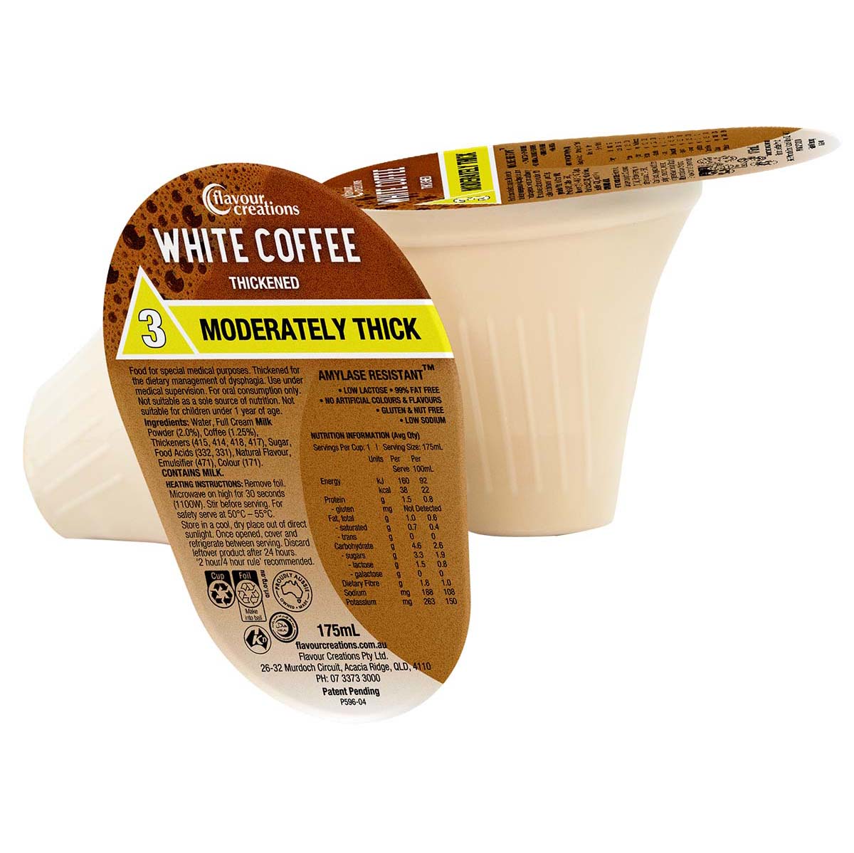 White Coffee Thickened Drink - Image 3