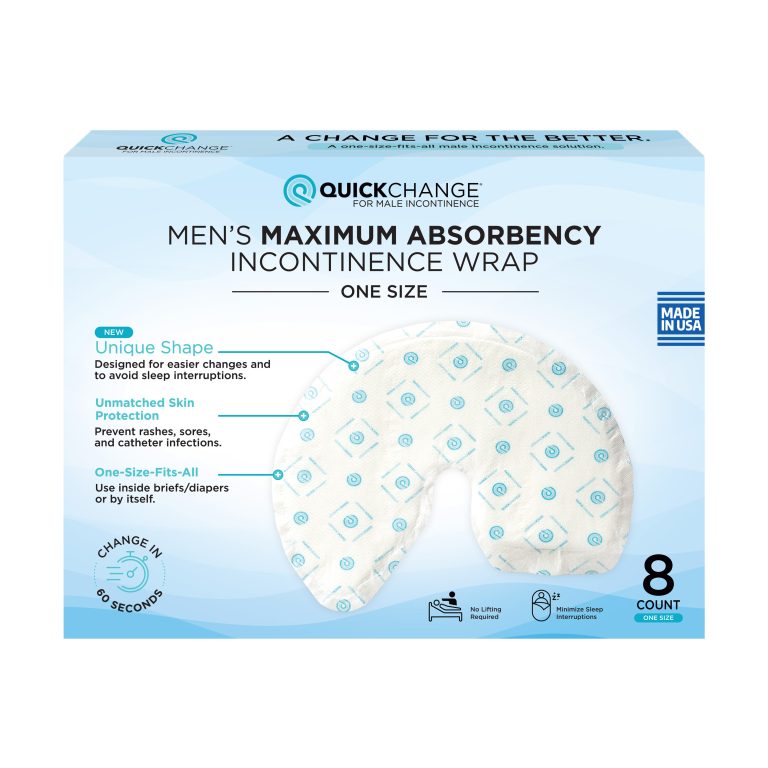 Quickchange QuickChange Male Incontinence Wrap | Maximum Absorbency | 1 Size | 25 ...